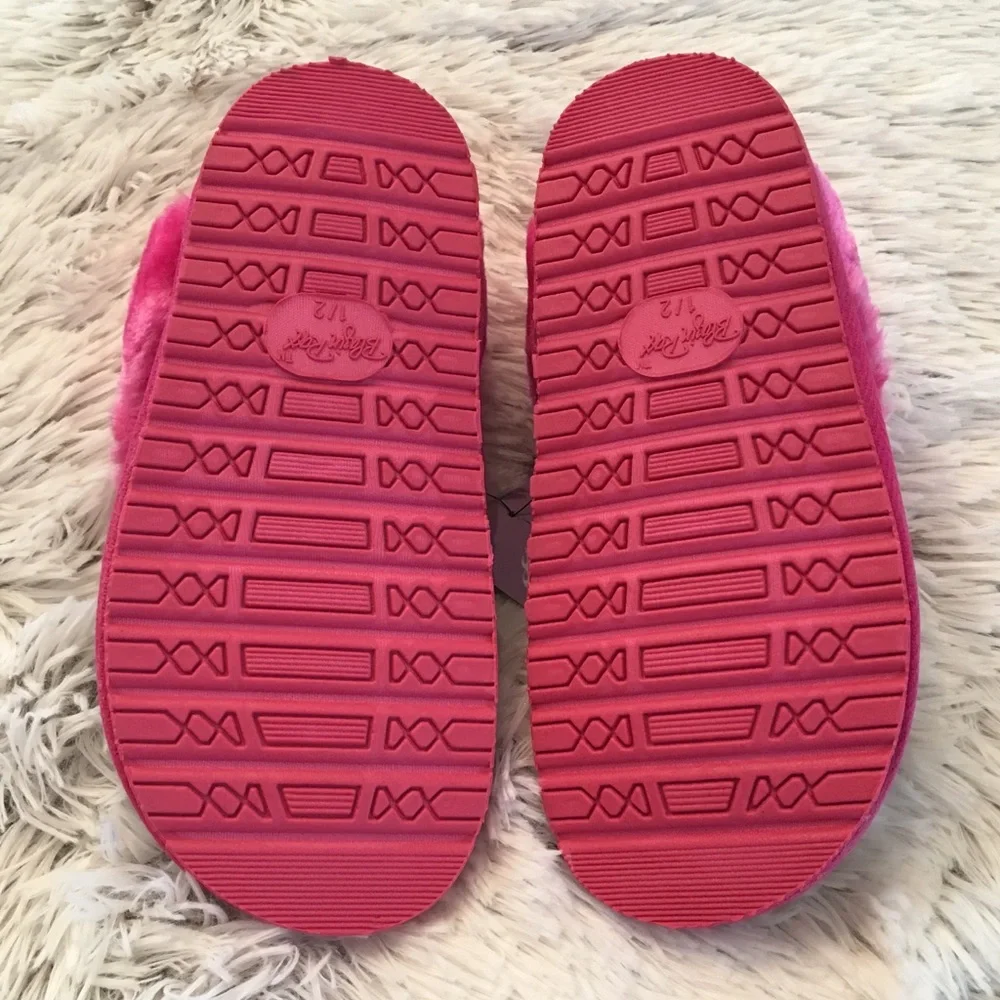 BLAZIN ROXX Hot Pink Mossy Oak Camo Slippers